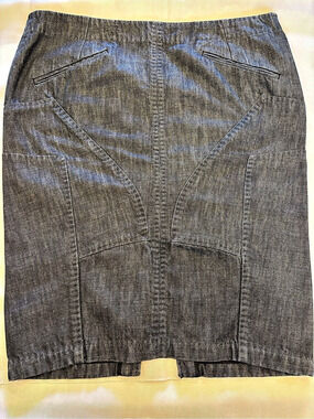 Gucci Pencil Skirt in Black denim
